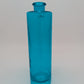 Glas Karaffe Vase Blumenvase von Sandra Rich aus blauem Glas Vintage Deko