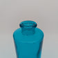 Glas Karaffe Vase Blumenvase von Sandra Rich aus blauem Glas Vintage Deko
