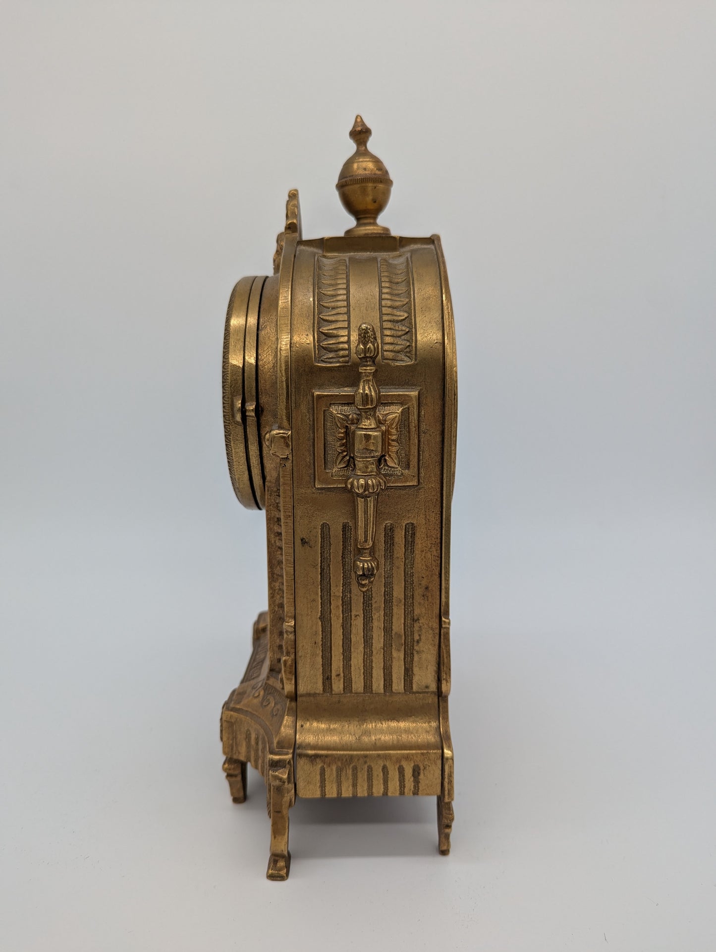 Imperial Tischuhr Kaminuhr im Barockstil Quarzwerk Batteriebetrieben Vintage