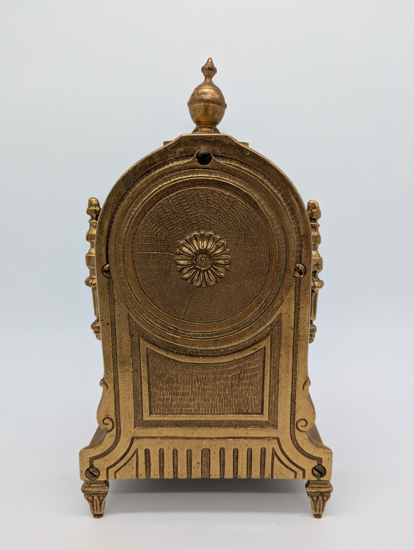 Imperial Tischuhr Kaminuhr im Barockstil Quarzwerk Batteriebetrieben Vintage