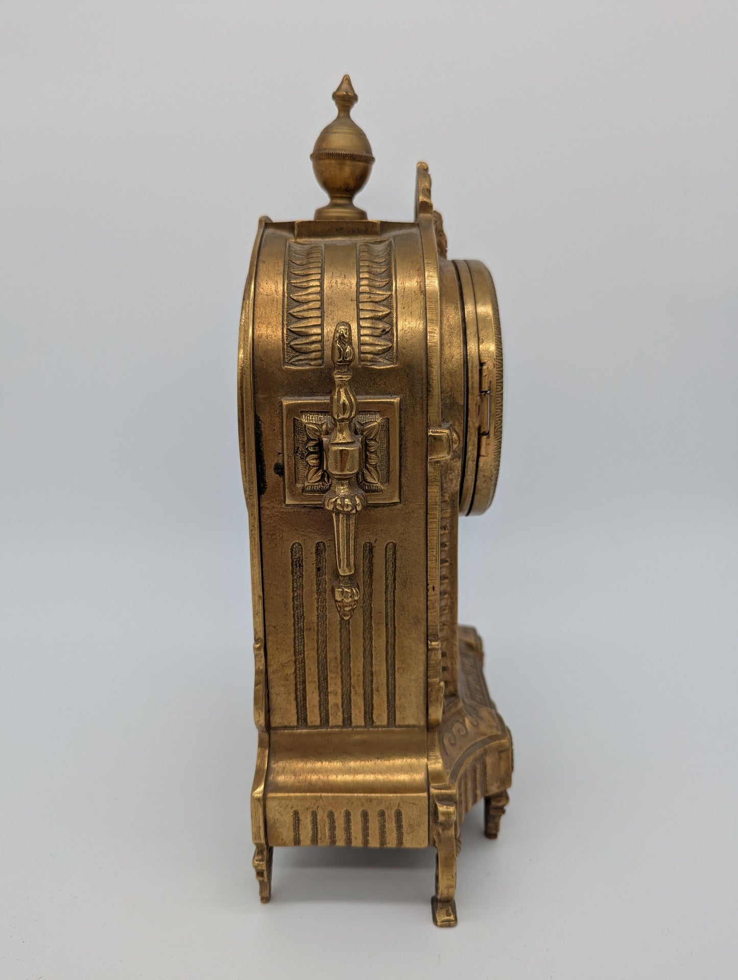 Imperial Tischuhr Kaminuhr im Barockstil Quarzwerk Batteriebetrieben Vintage