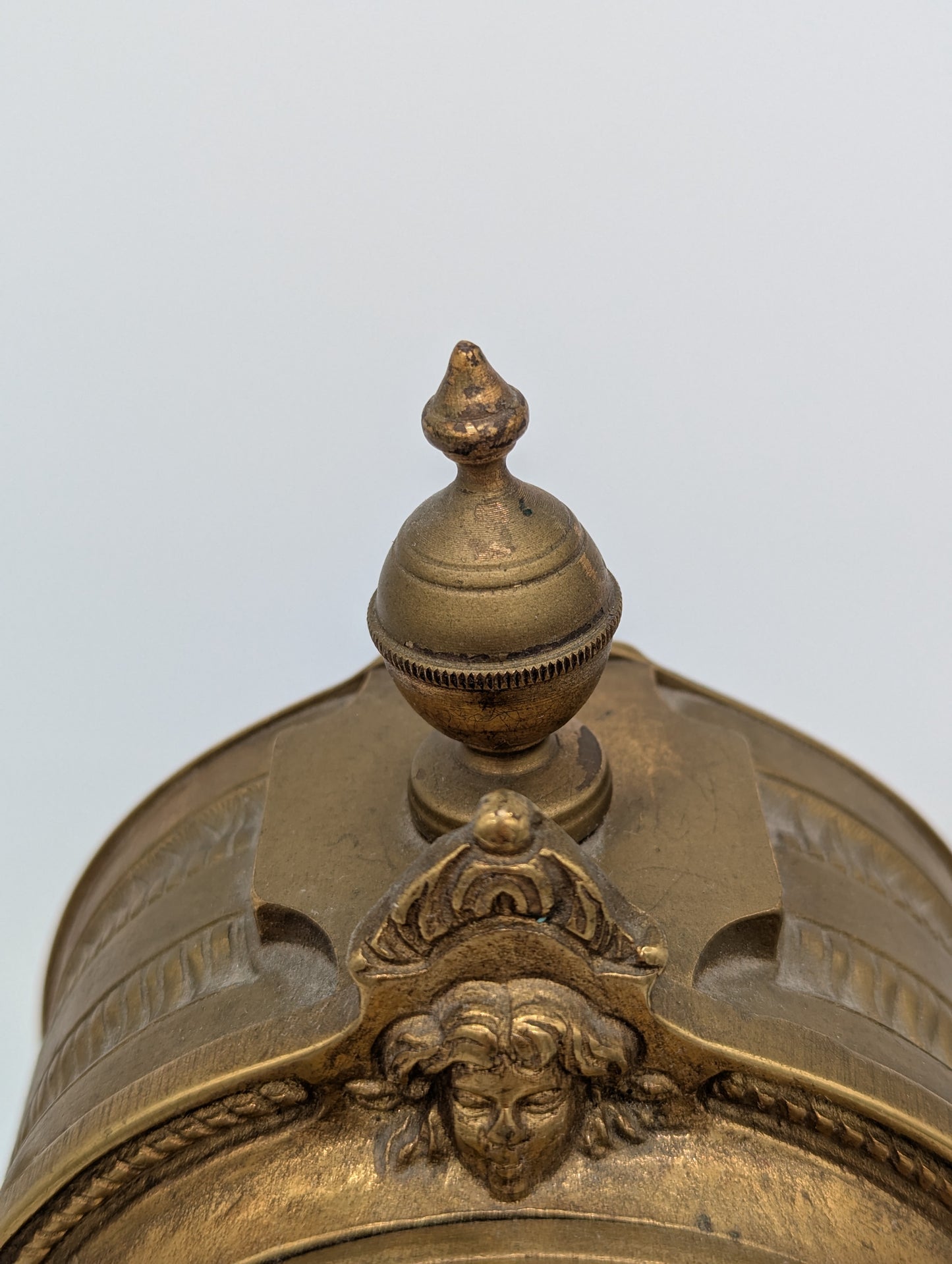 Imperial Tischuhr Kaminuhr im Barockstil Quarzwerk Batteriebetrieben Vintage