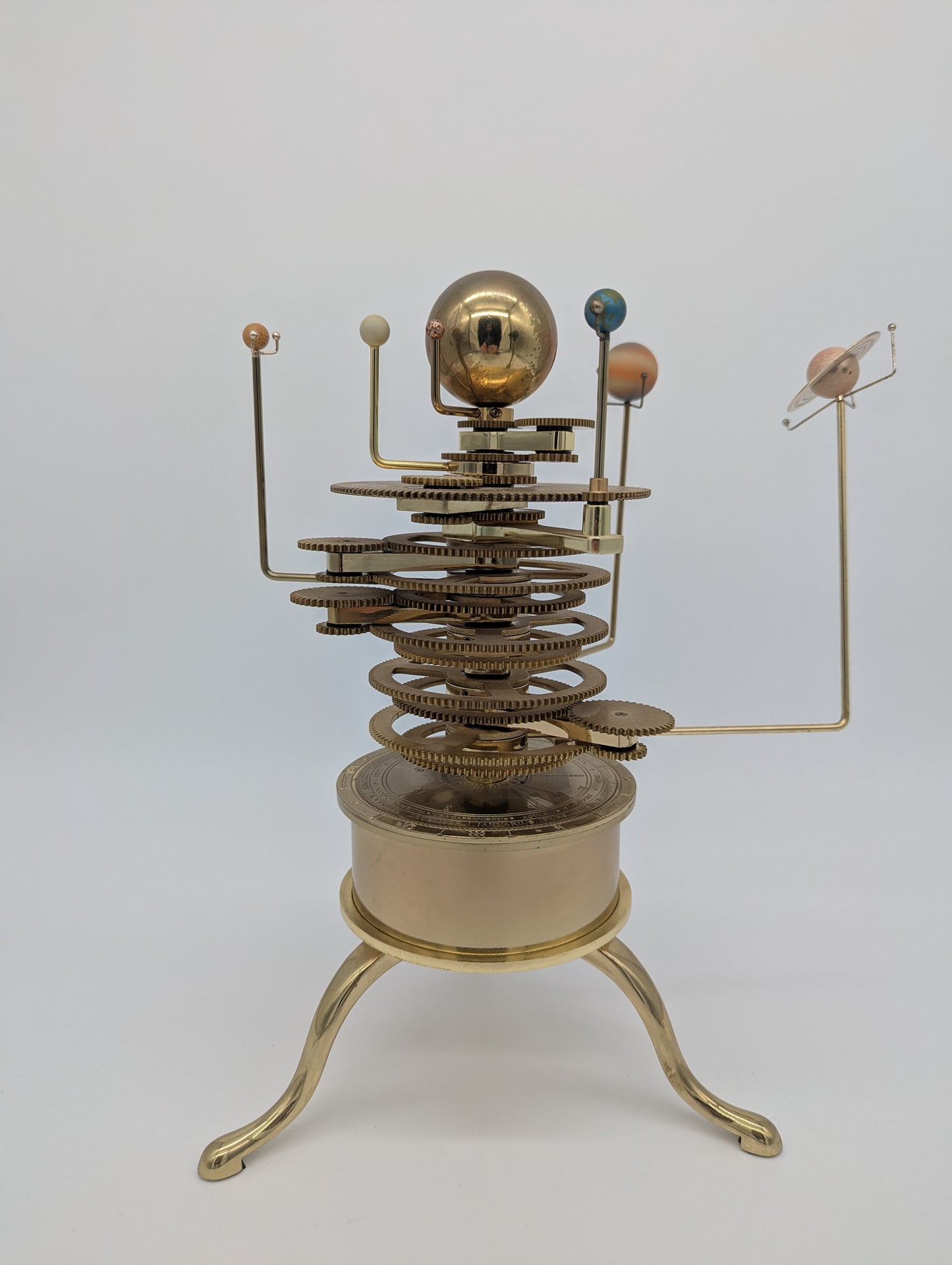 Orrery EPLTD Planetenmodell Planetenmaschine Sonnensystem aus Messing