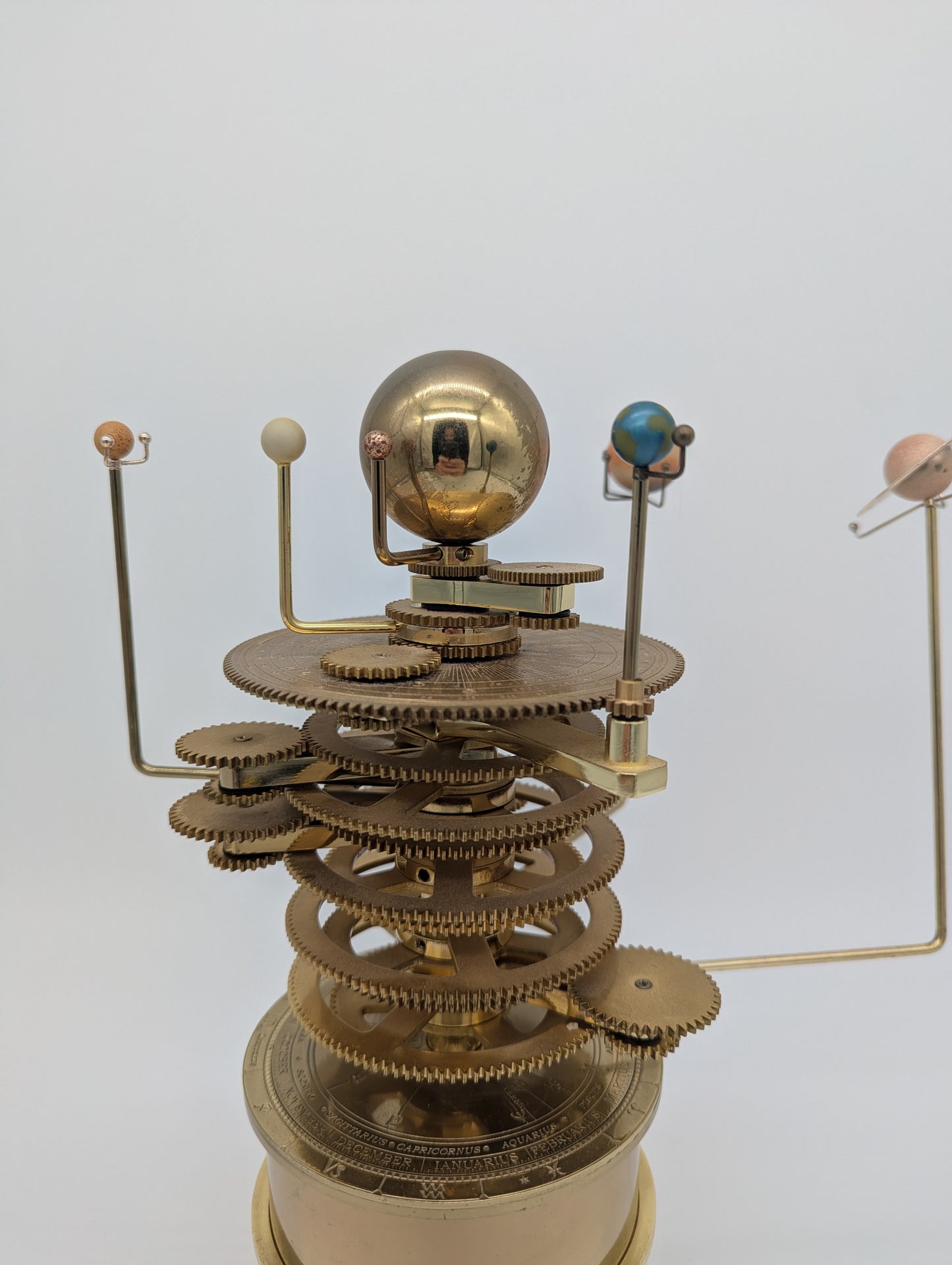 Orrery EPLTD Planetenmodell Planetenmaschine Sonnensystem aus Messing