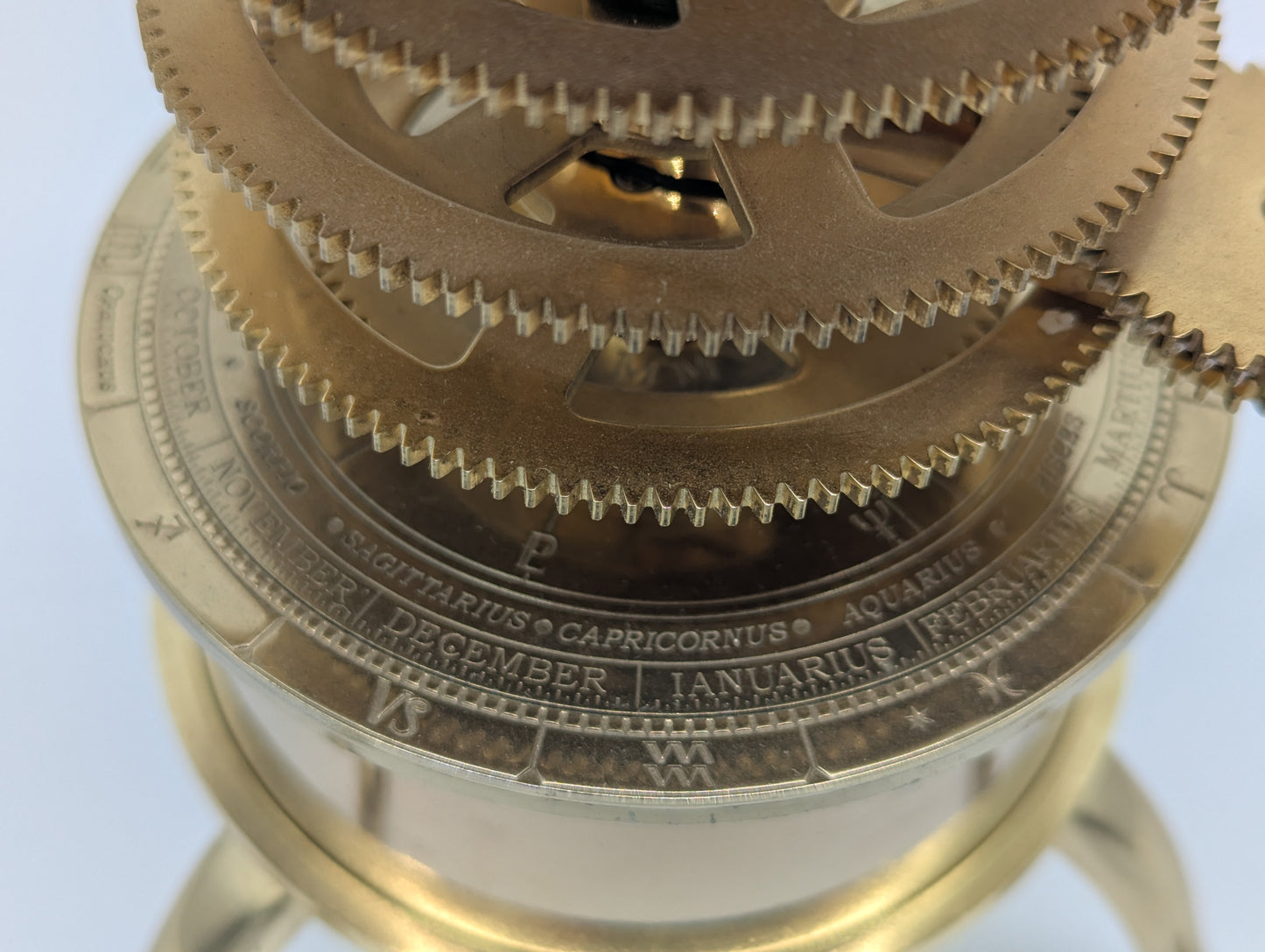 Orrery EPLTD Planetenmodell Planetenmaschine Sonnensystem aus Messing