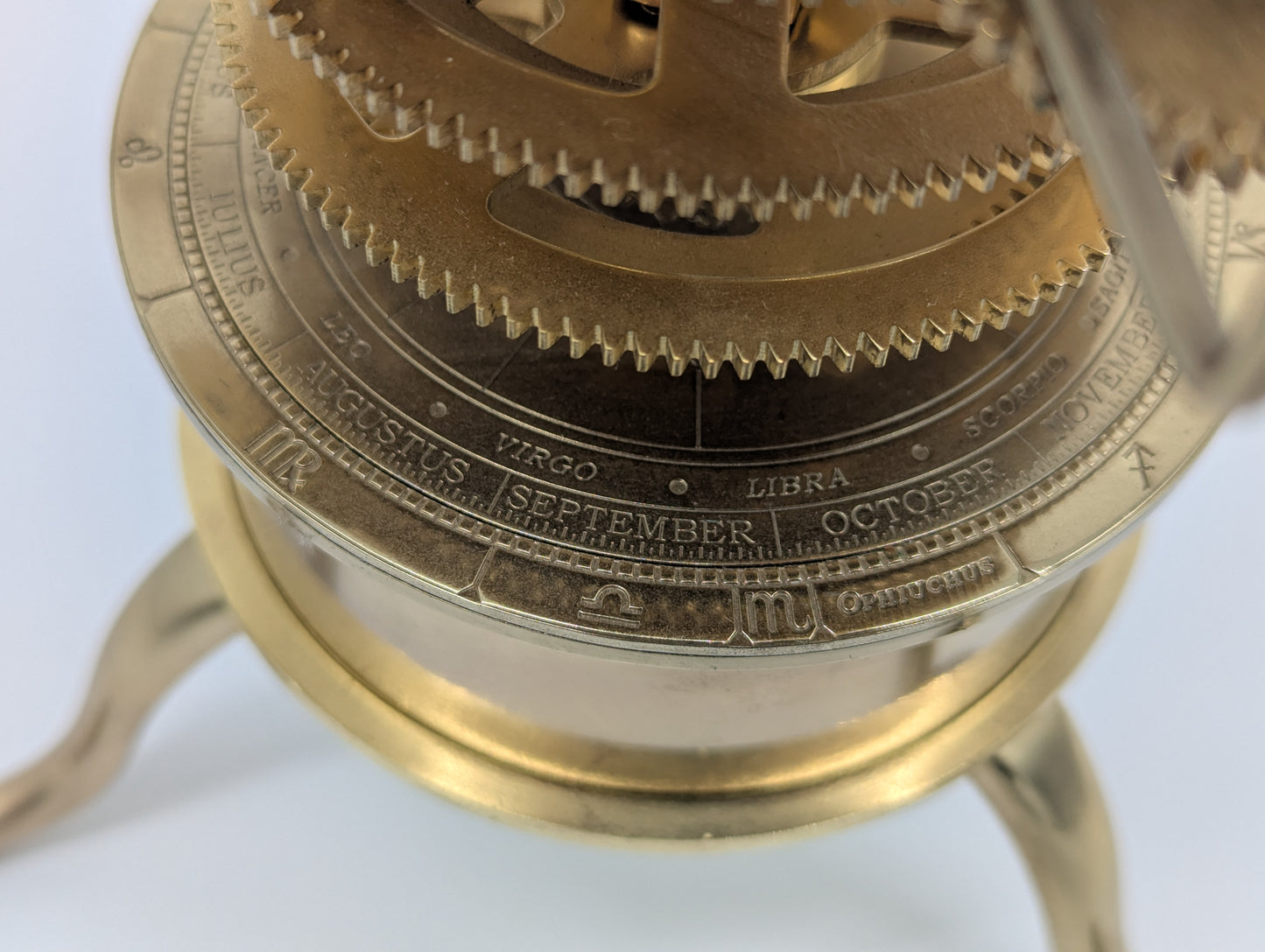 Orrery EPLTD Planetenmodell Planetenmaschine Sonnensystem aus Messing