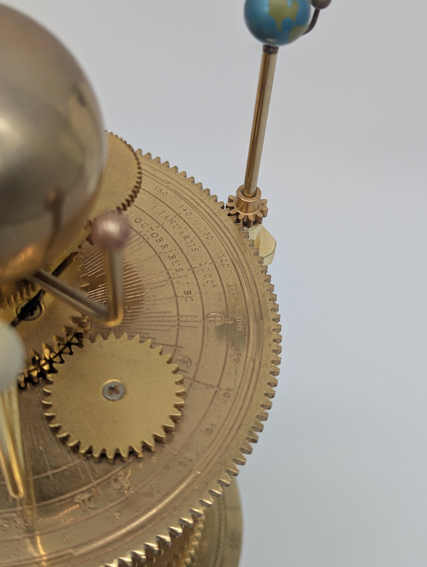 Orrery EPLTD Planetenmodell Planetenmaschine Sonnensystem aus Messing