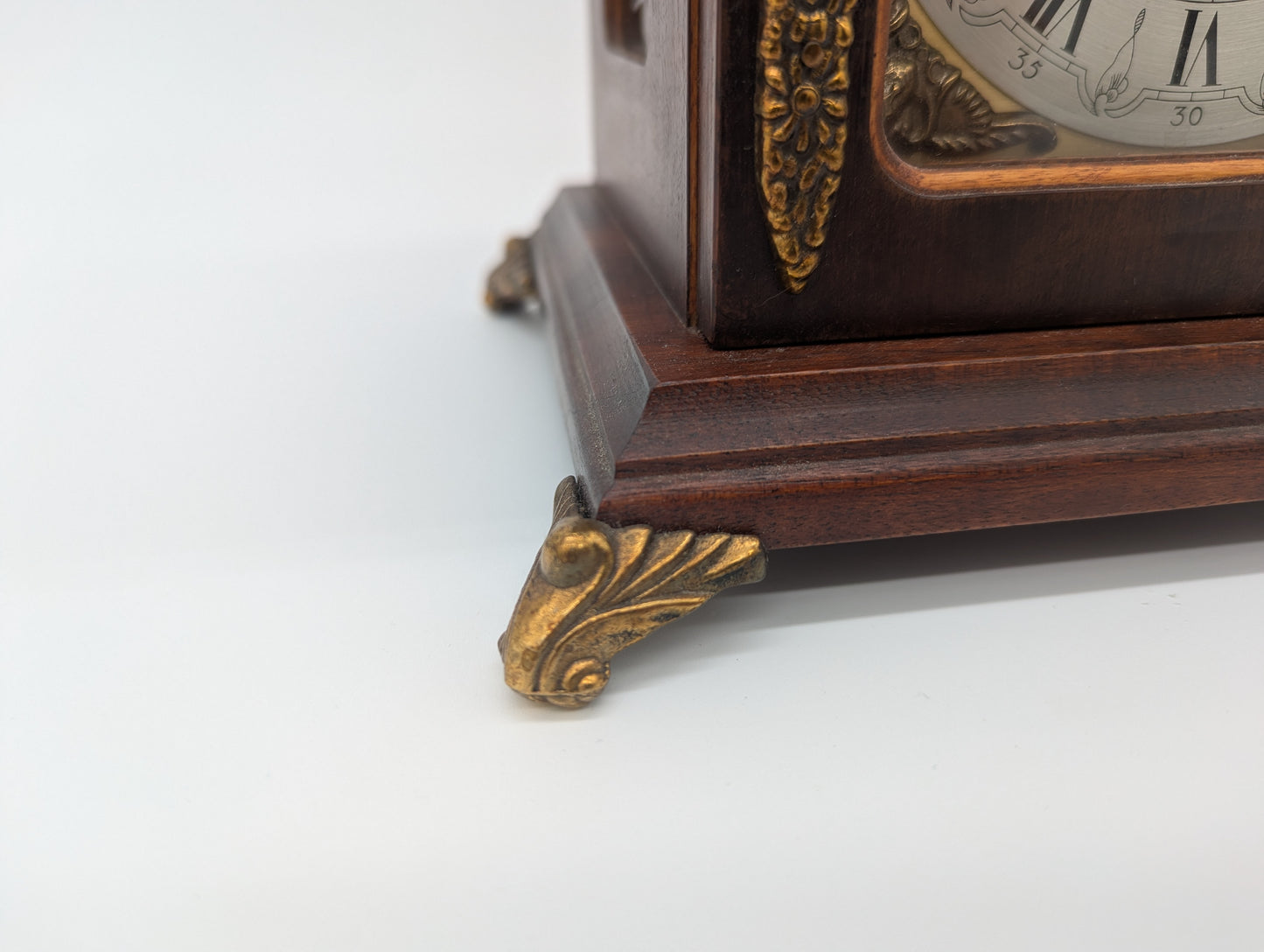 Hermle Tischuhr Kaminuhr mit Mondphase Dekorativ Vintage Mechanisches Uhrwerk