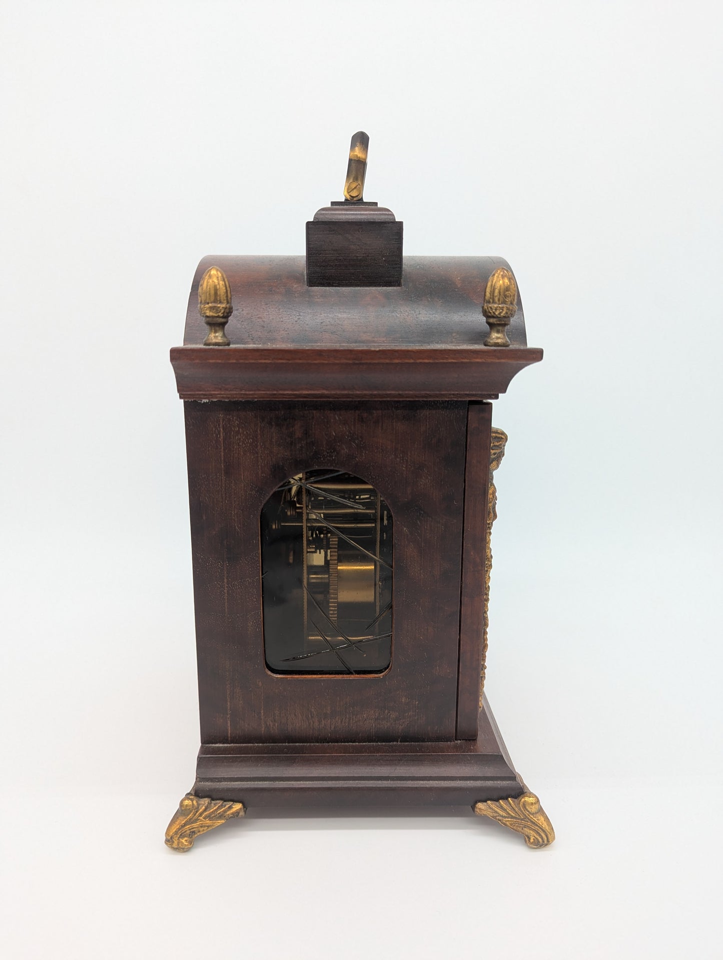 Hermle Tischuhr Kaminuhr mit Mondphase Dekorativ Vintage Mechanisches Uhrwerk