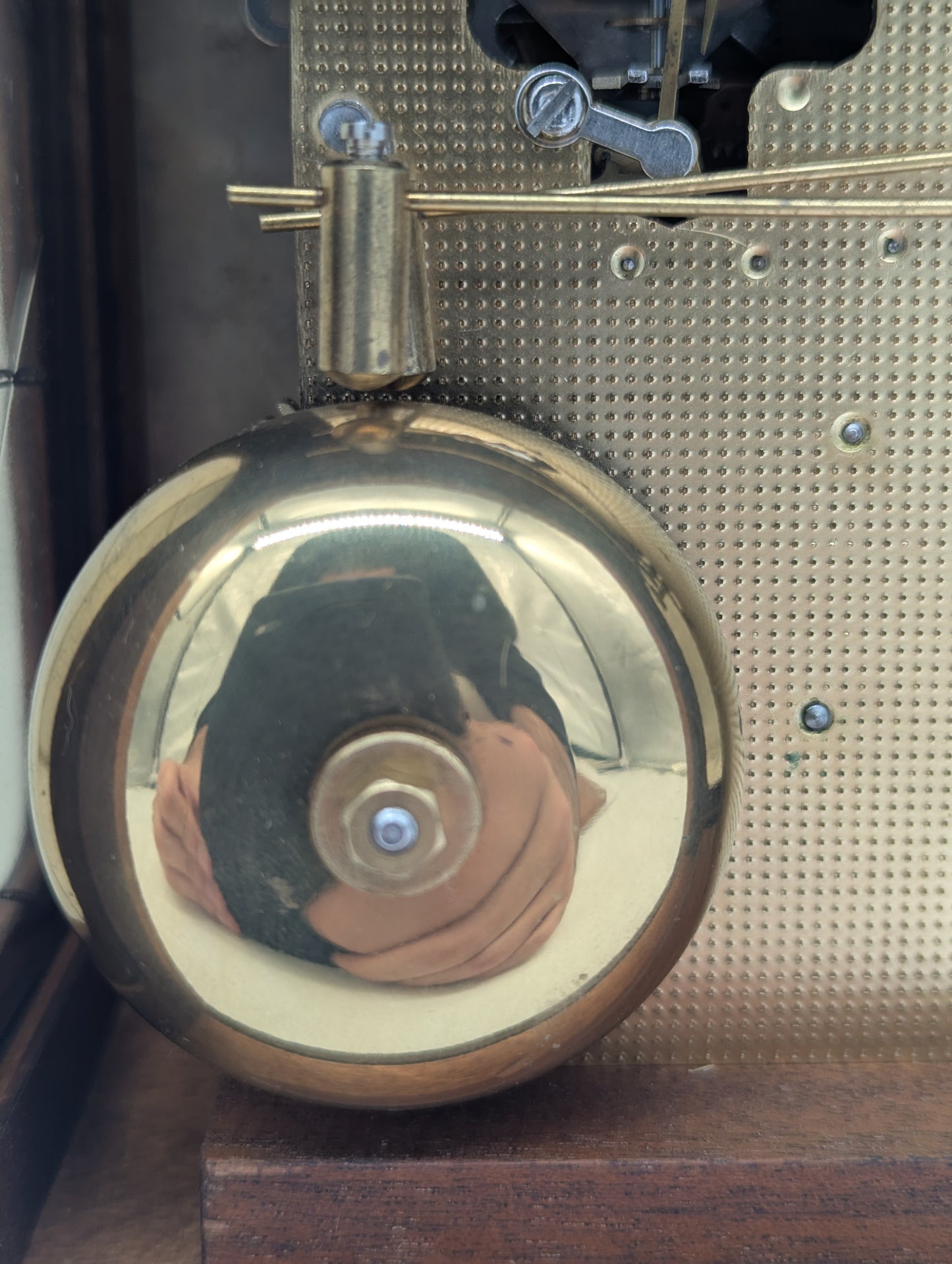 Hermle Tischuhr Kaminuhr mit Mondphase Dekorativ Vintage Mechanisches Uhrwerk