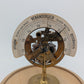 Aneroidbarometer Barometer mir Glasdom Messing Mechanik Wetterstation Vintage