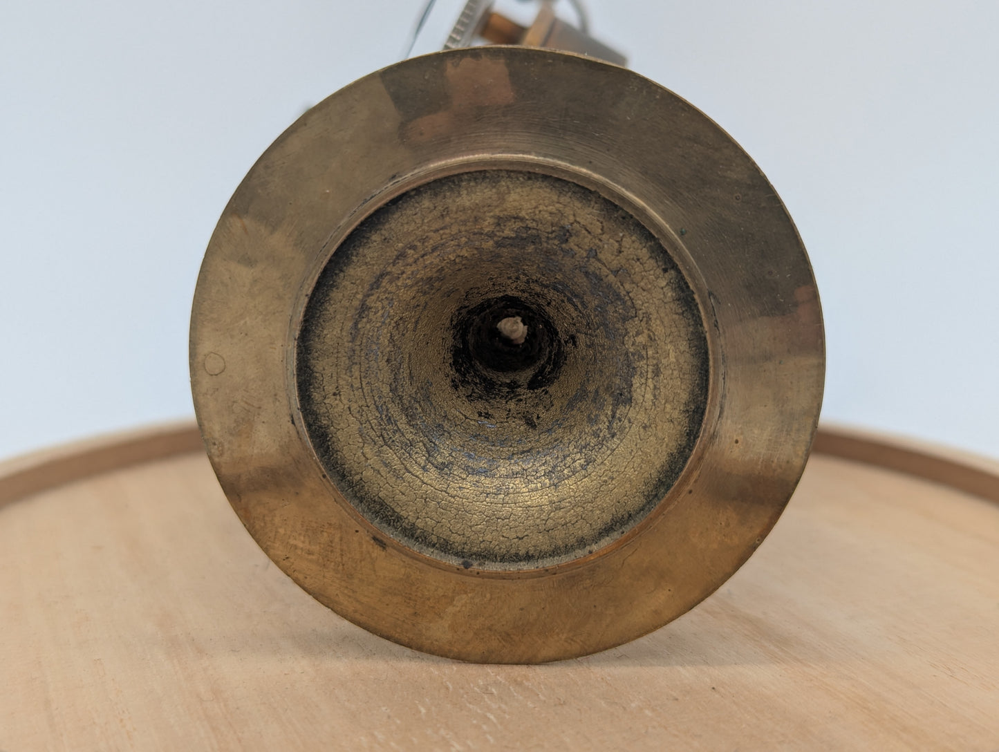 Aneroidbarometer Barometer mir Glasdom Messing Mechanik Wetterstation Vintage