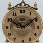 Hermle Kaminuhr Tischuhr mit Drehpendel und Glasdom Quarz Vintage