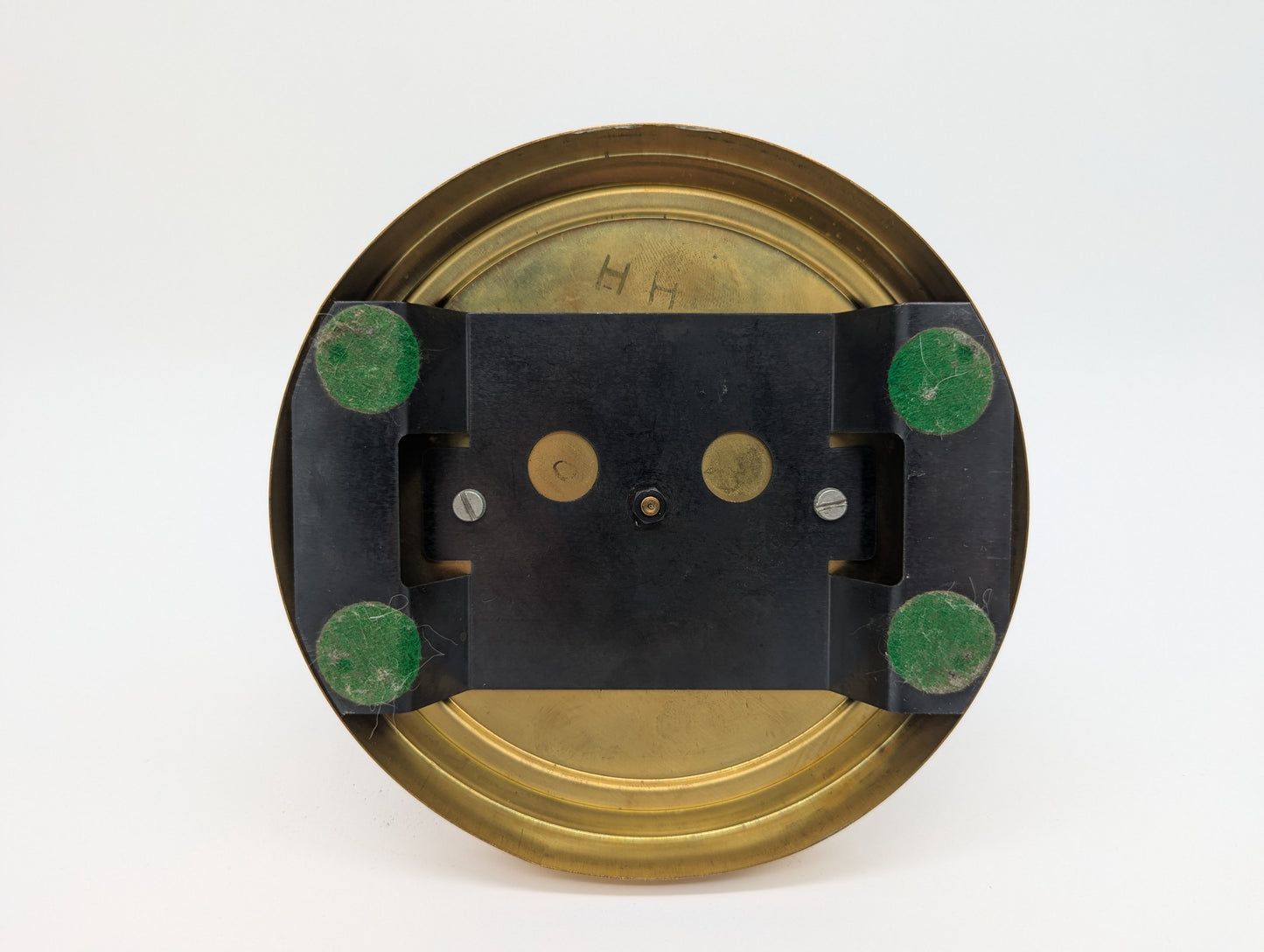 Zentra Tischuhr Kaminuhr mit Drehpendel und Glasdom Quarzwerk Vintage