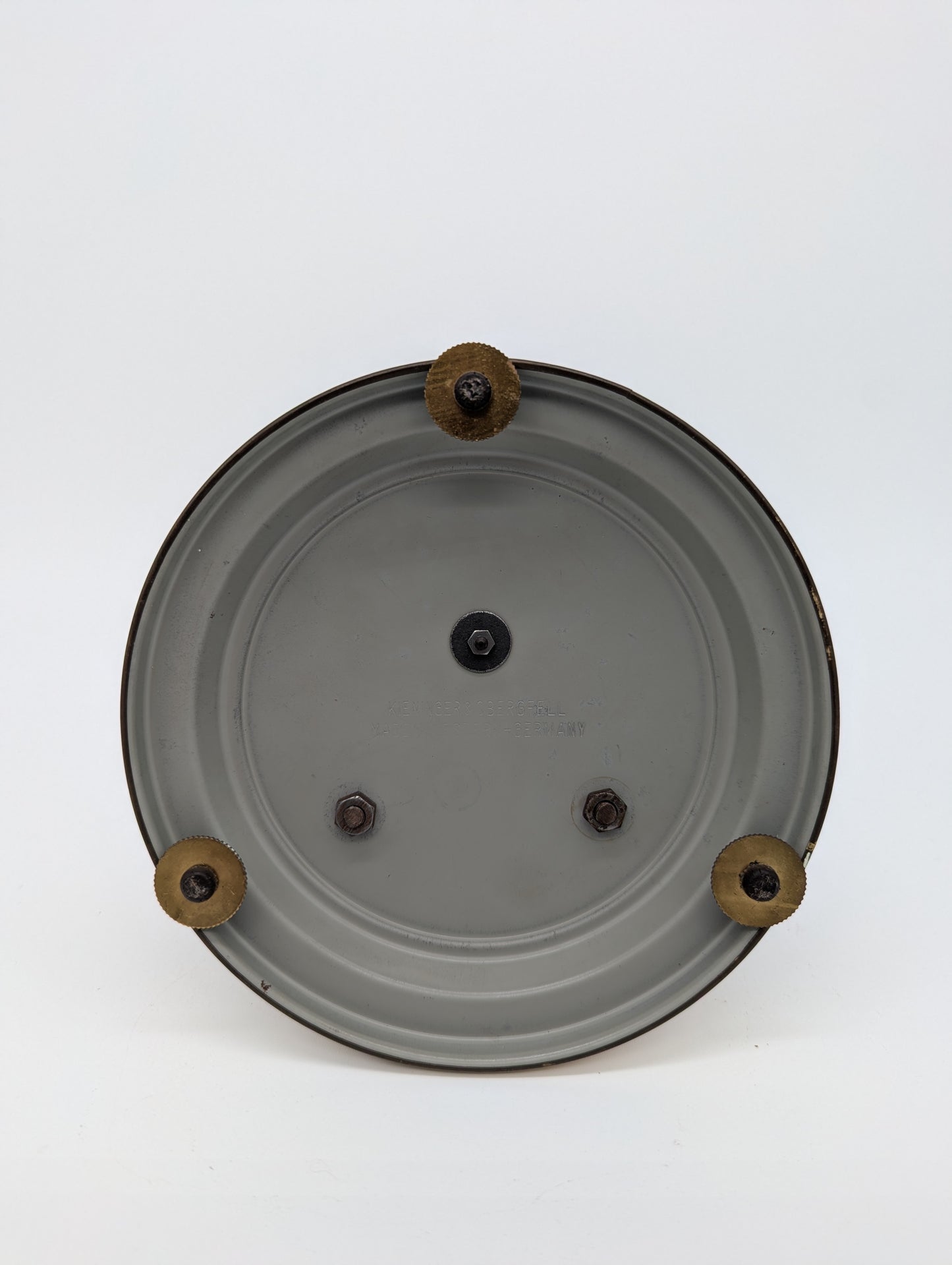 Tischuhr Kaminuhr von Kundo mit Drehpendel und Glasdom Vintage Schreibtischuhr