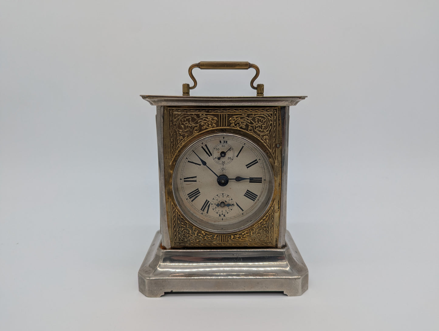 Junghans Tischuhr Kaminuhr mit Wecker Funktion Antik Mechanisches Uhrwerk