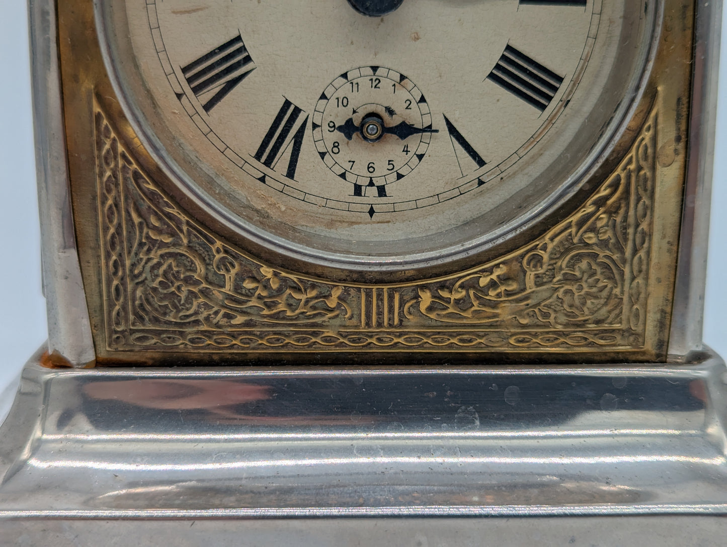 Junghans Tischuhr Kaminuhr mit Wecker Funktion Antik Mechanisches Uhrwerk