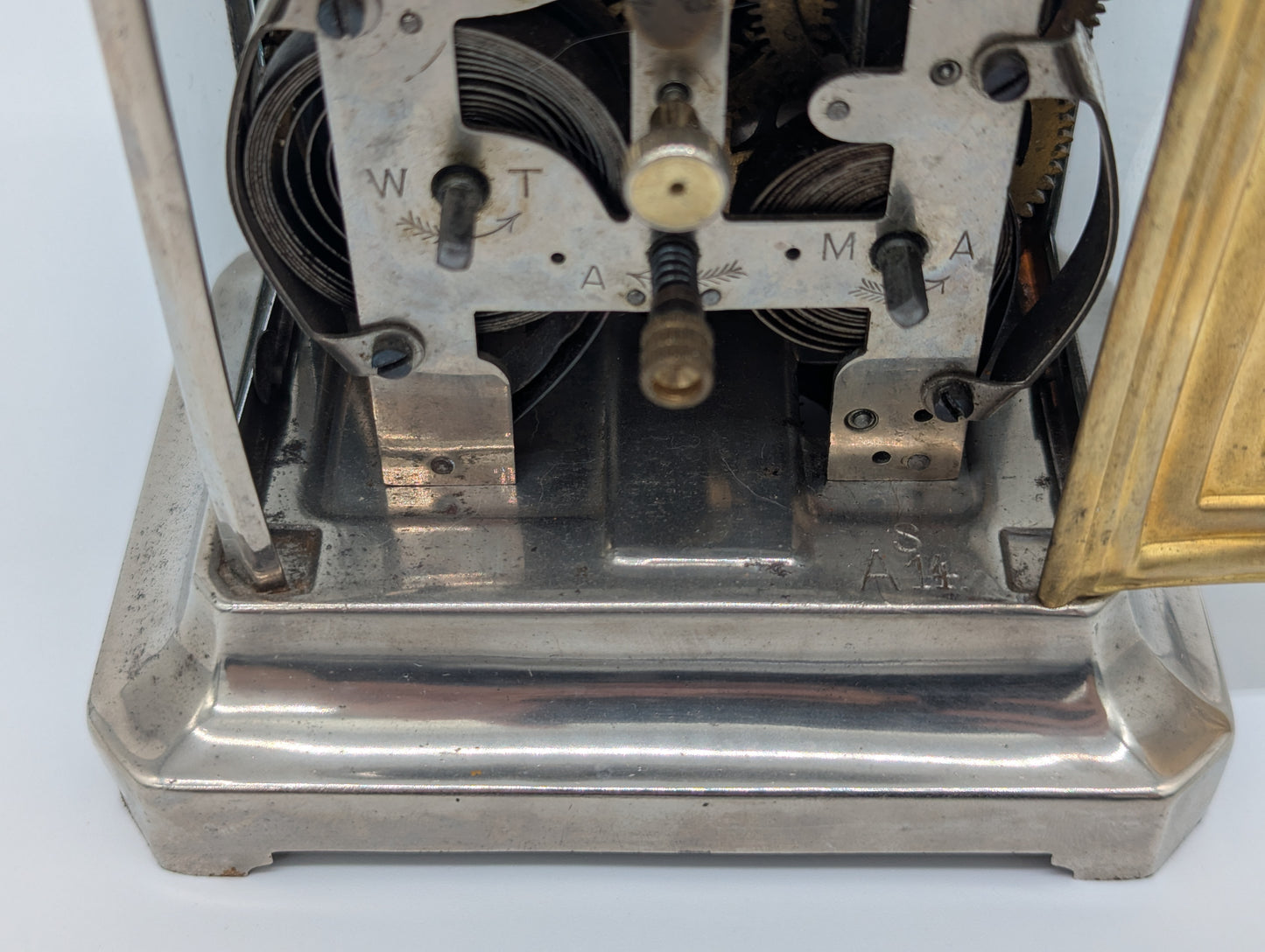 Junghans Tischuhr Kaminuhr mit Wecker Funktion Antik Mechanisches Uhrwerk