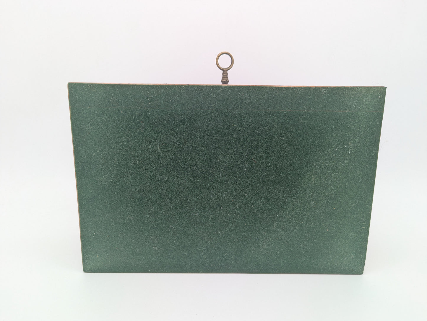 Holz Box Schmuckschatulle Schatulle mit Intarsien grün gefüttert mit Schlüssel