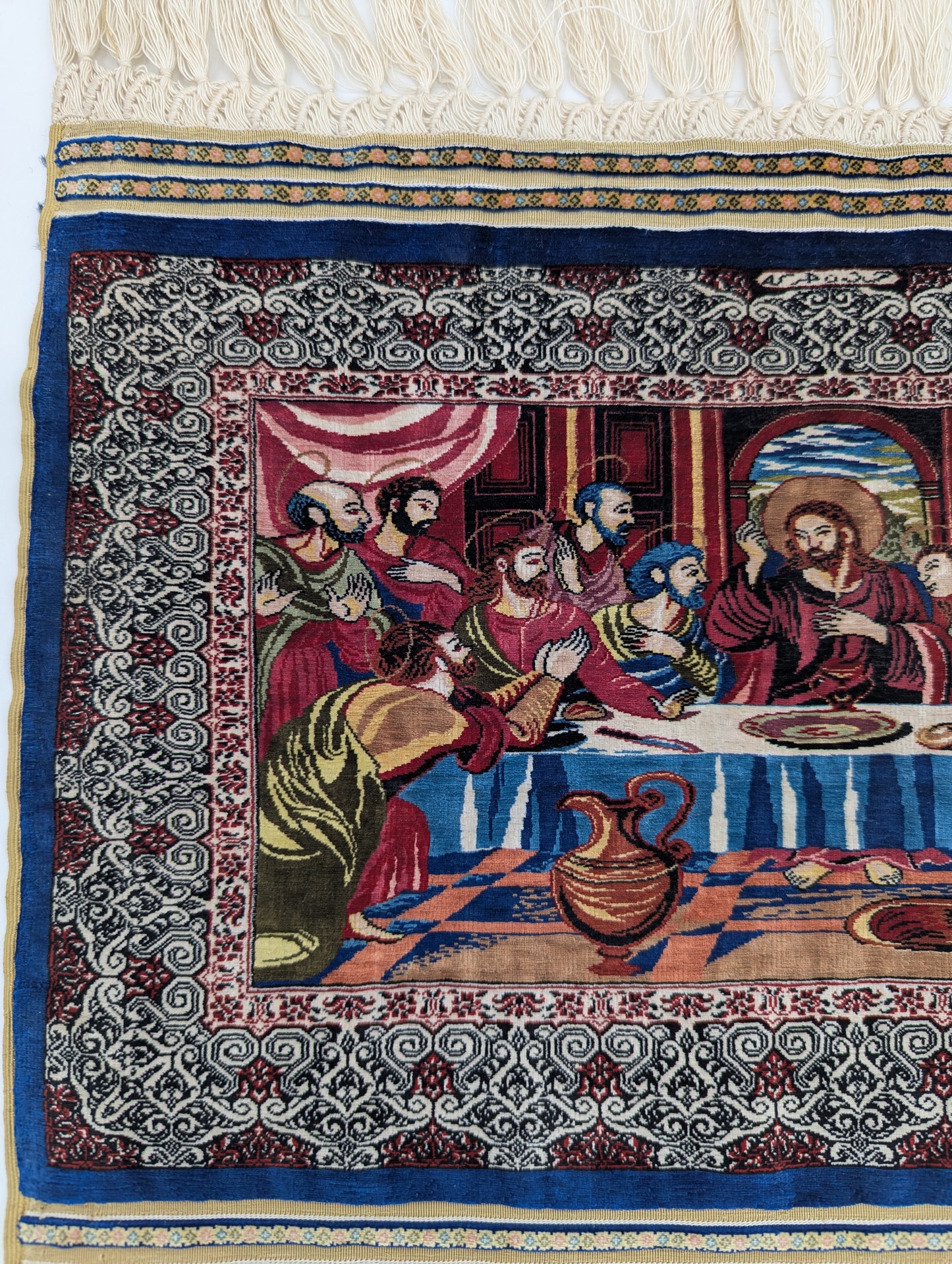 Hereke Seidenteppich Orientteppich Orhan Haliçilik 36 × 24 cm 4 Mio Knoten 20x20