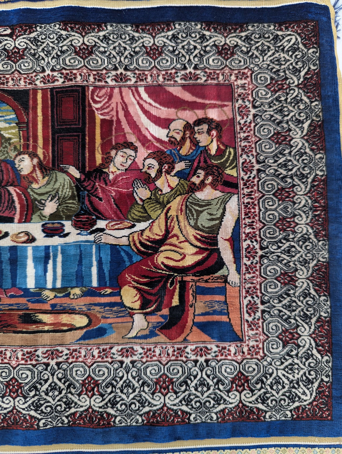 Hereke Seidenteppich Orientteppich Orhan Haliçilik 36 × 24 cm 4 Mio Knoten 20x20