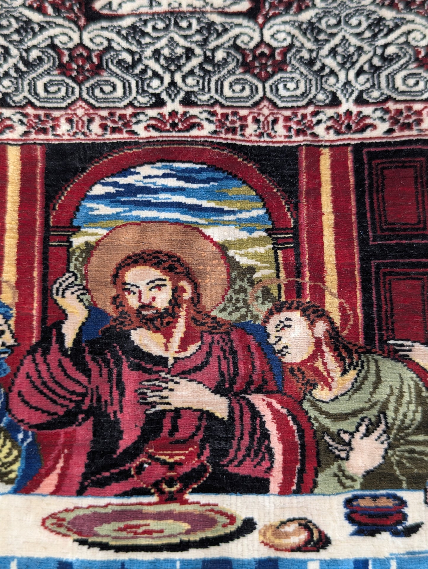 Hereke Seidenteppich Orientteppich Orhan Haliçilik 36 × 24 cm 4 Mio Knoten 20x20