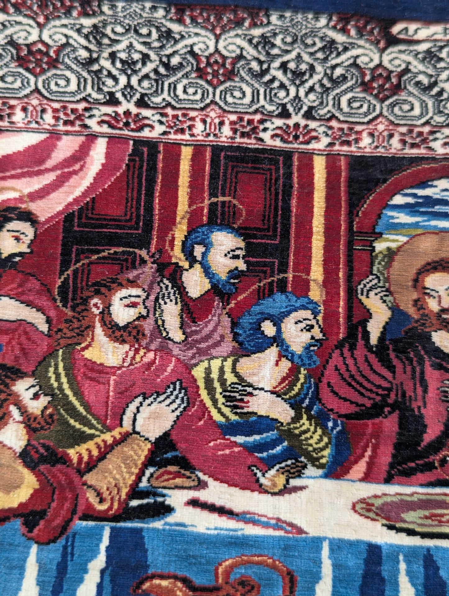 Hereke Seidenteppich Orientteppich Orhan Haliçilik 36 × 24 cm 4 Mio Knoten 20x20
