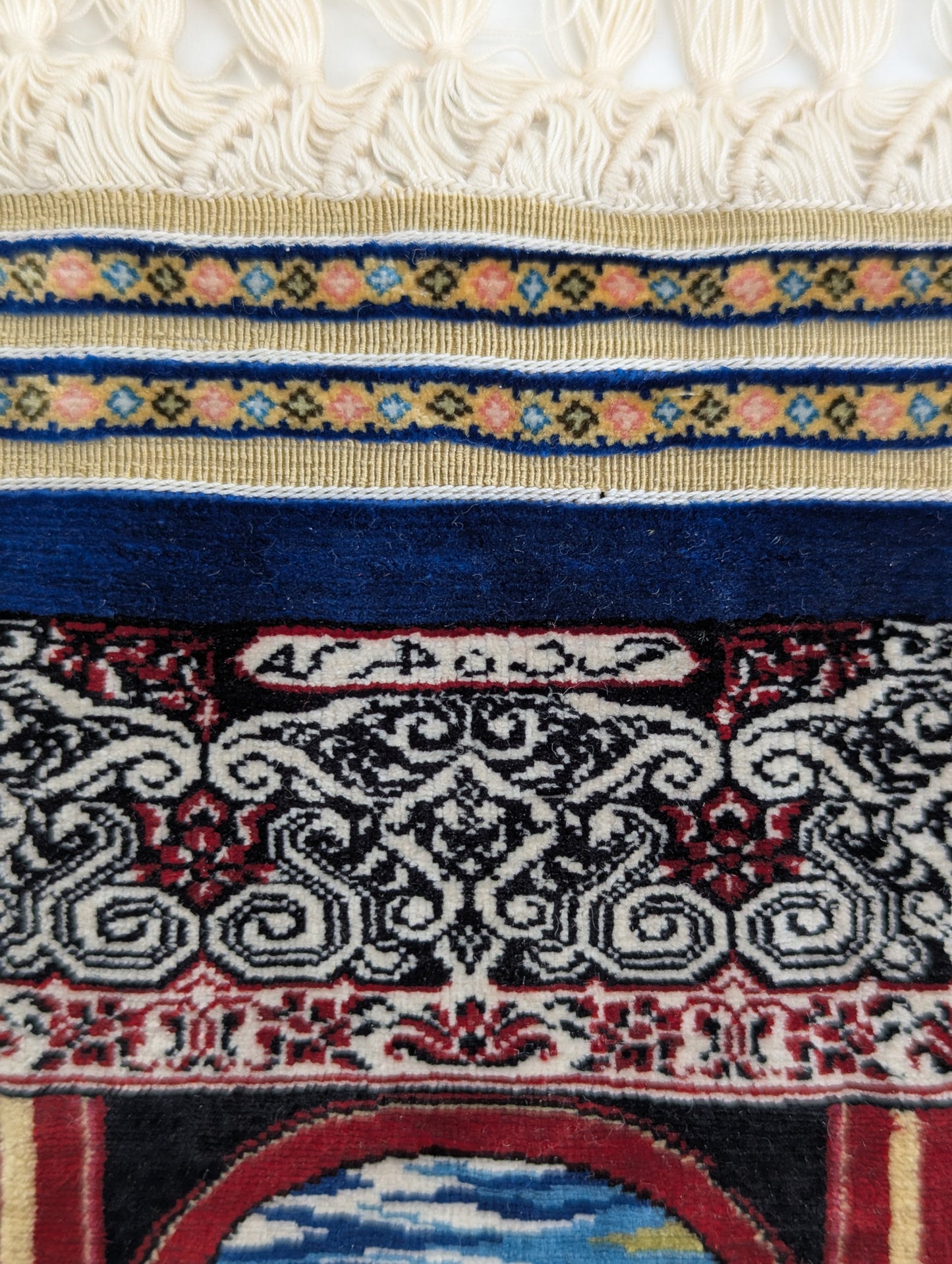 Hereke Seidenteppich Orientteppich Orhan Haliçilik 36 × 24 cm 4 Mio Knoten 20x20