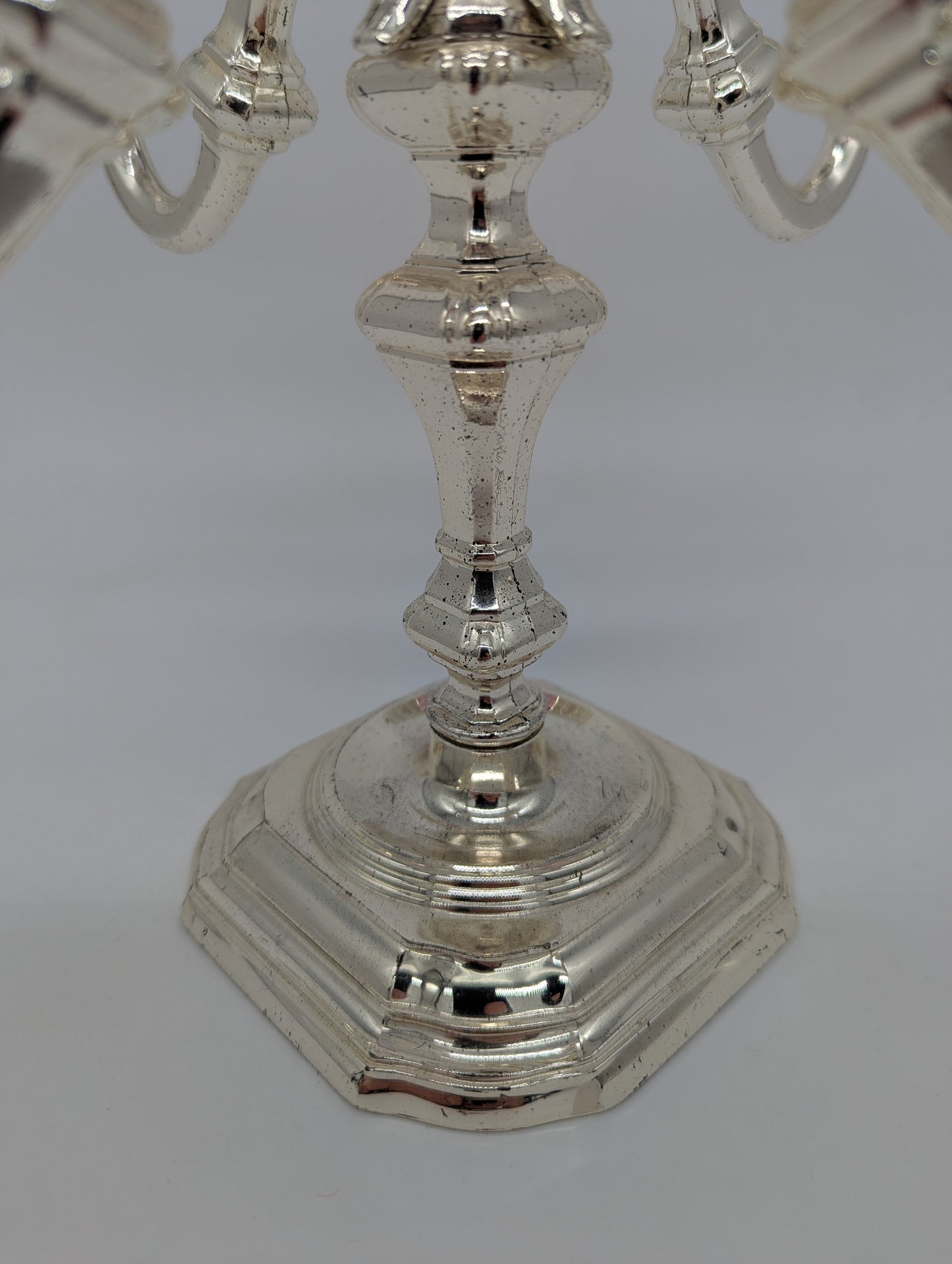 Kerzenhalter Kerzenständer versilbert 5-Flammig Vintage West Deutschland