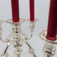 Kerzenhalter Kerzenständer versilbert 5-Flammig Vintage West Deutschland