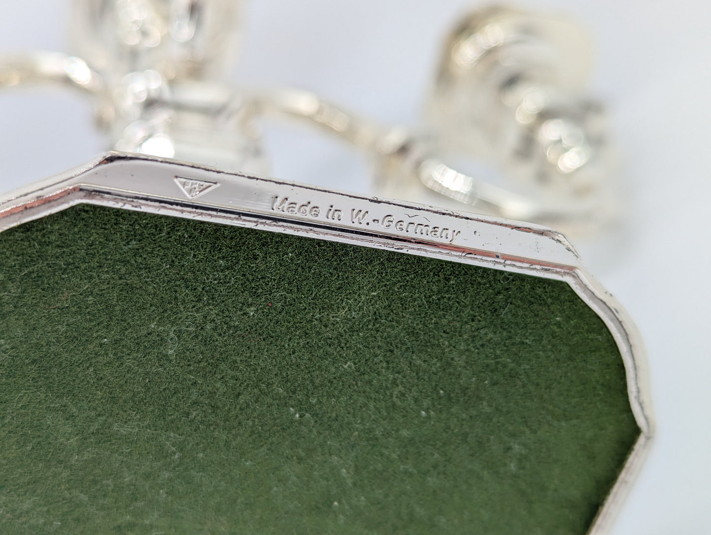 Kerzenhalter Kerzenständer versilbert 5-Flammig Vintage West Deutschland