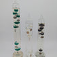 Galileo-Thermometer 3er Set aus Mundgeblasenem Glas Vintage Deko