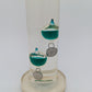 Galileo-Thermometer 3er Set aus Mundgeblasenem Glas Vintage Deko