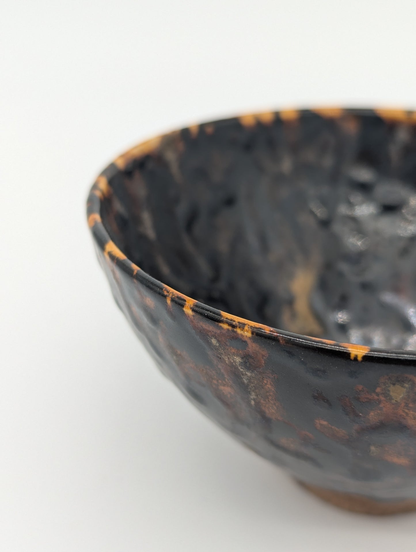 Keramik Schalen Set Handgefertigt mit Schwarzbrauner Glasur
