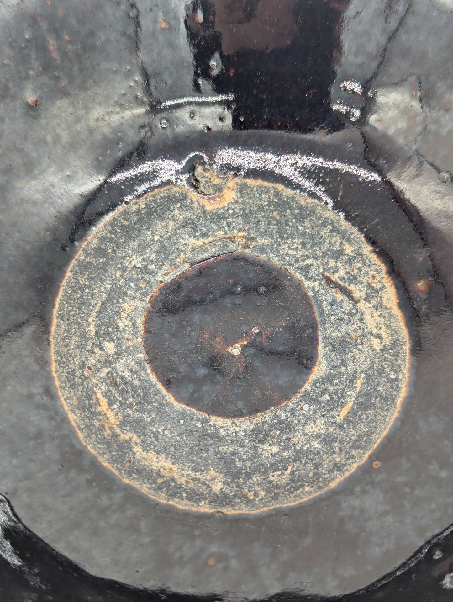 Keramik Schalen Set Handgefertigt mit Schwarzbrauner Glasur