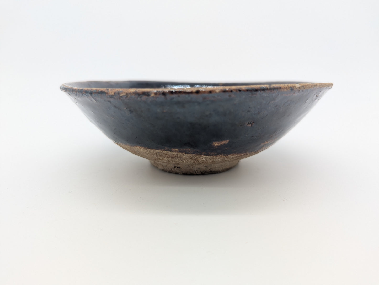 Keramik Schalen Set Handgefertigt mit Schwarzbrauner Glasur