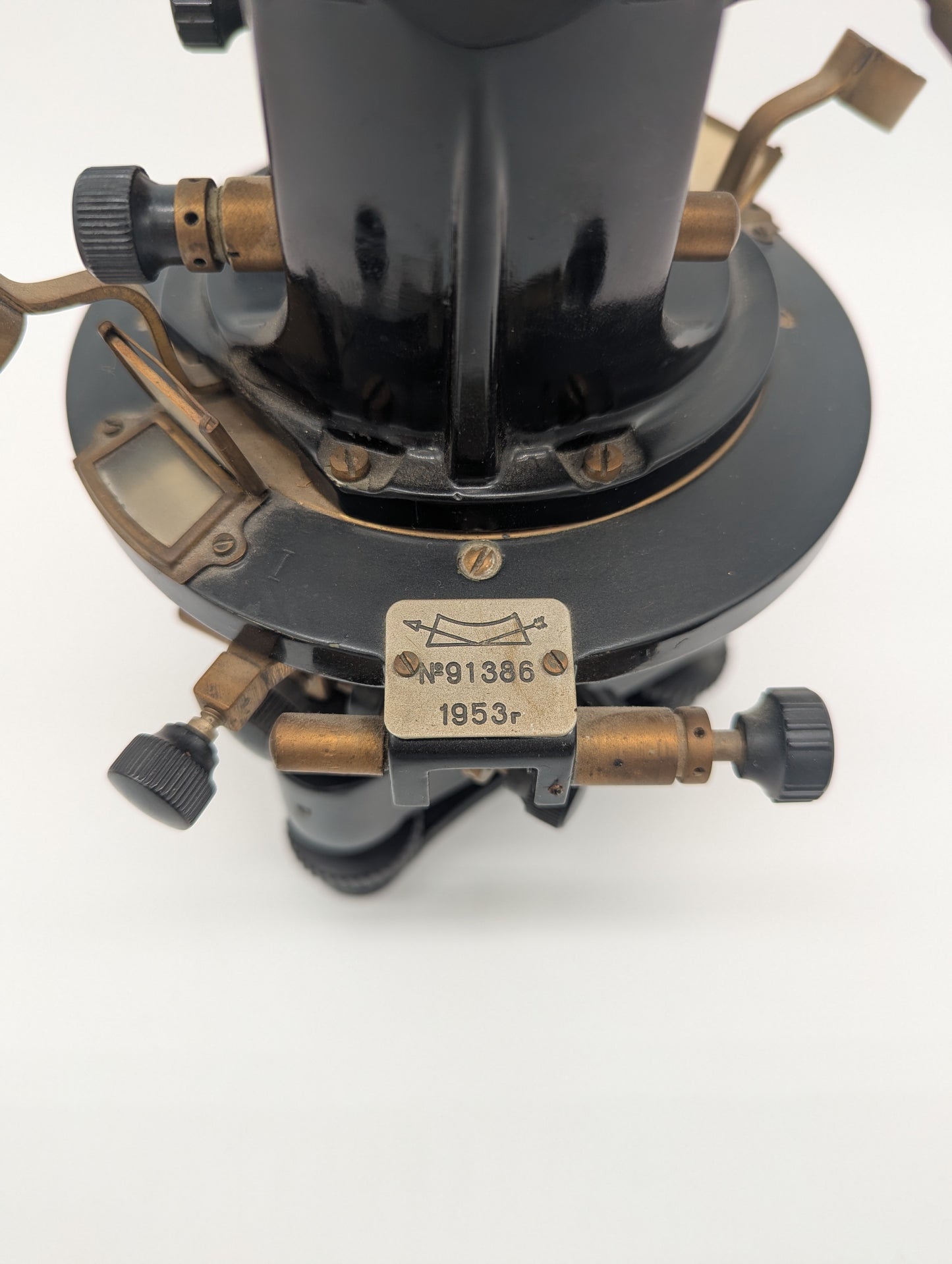 Theodolit Vintage Vermessungsgerät Messinstrument datiert 1953