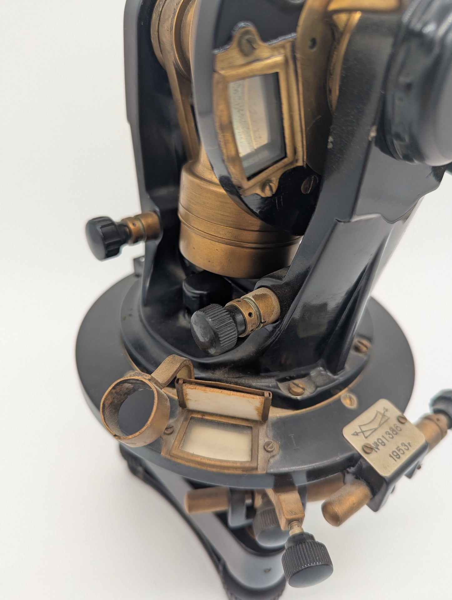 Theodolit Vintage Vermessungsgerät Messinstrument datiert 1953