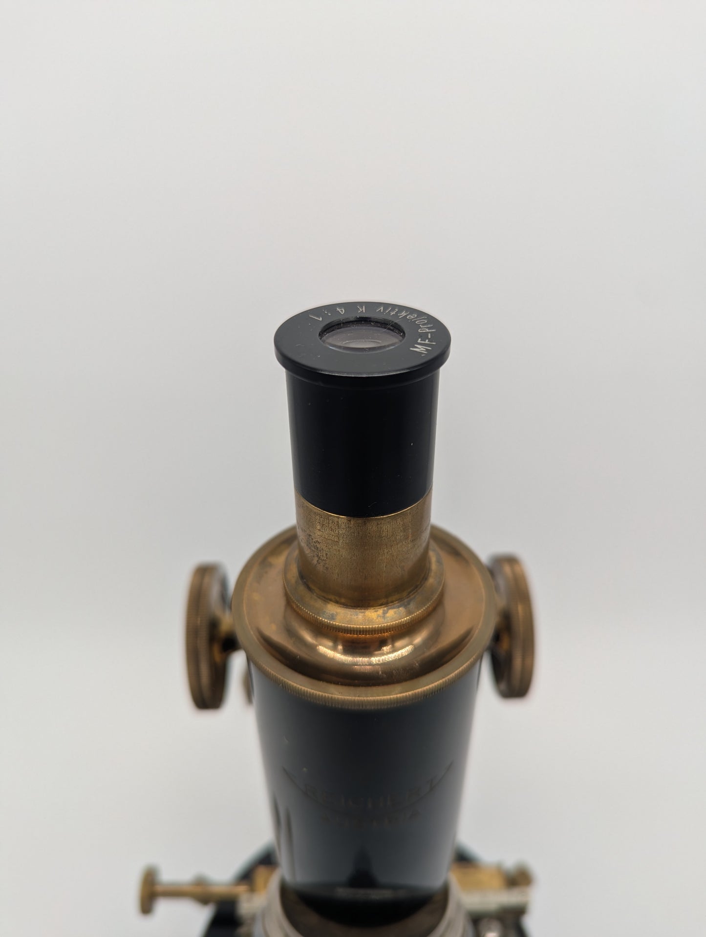 Mikroskop Reichert Austria #96579 Antik um 1900 Optik