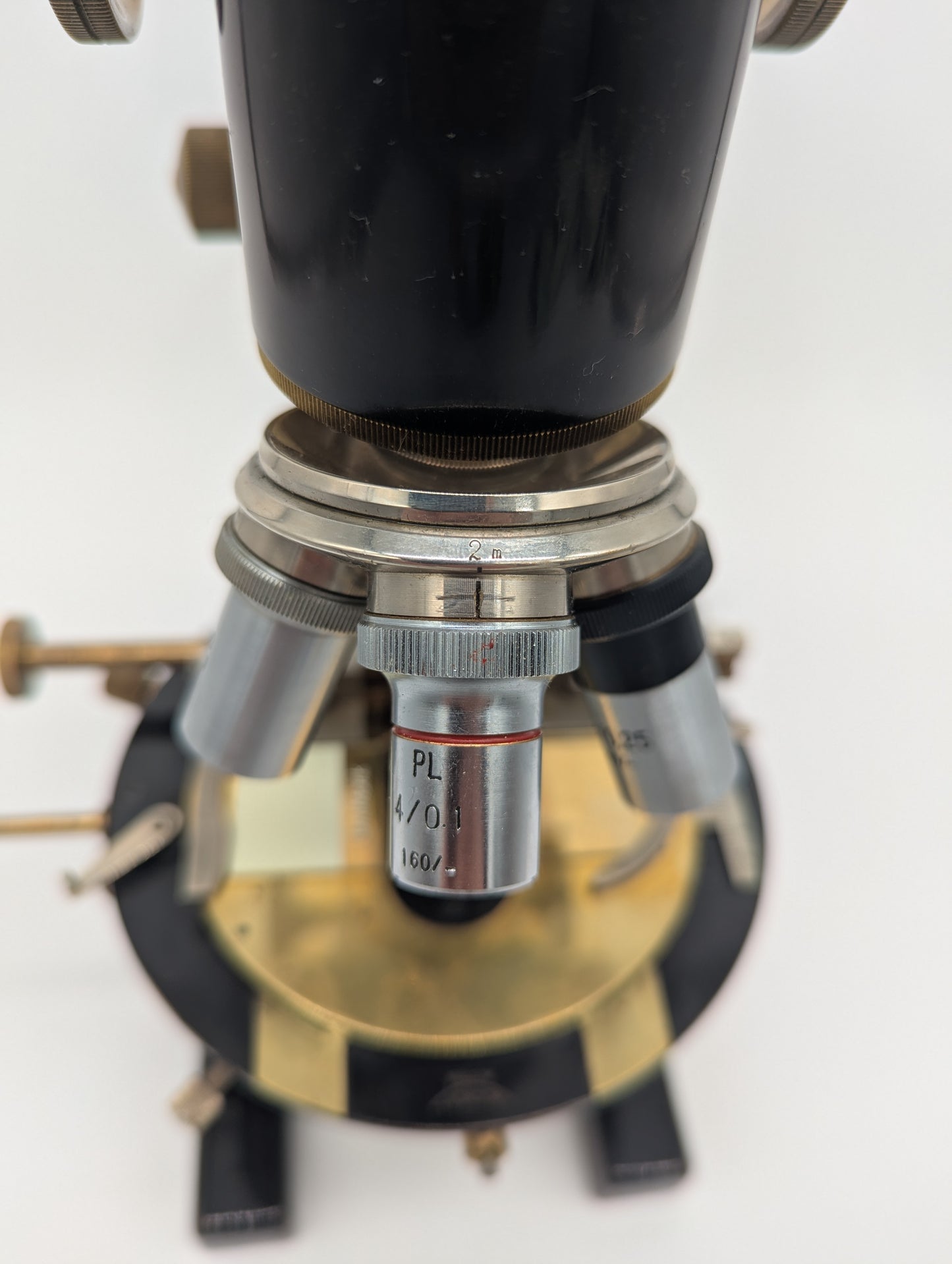 Mikroskop Reichert Austria #96579 Antik um 1900 Optik