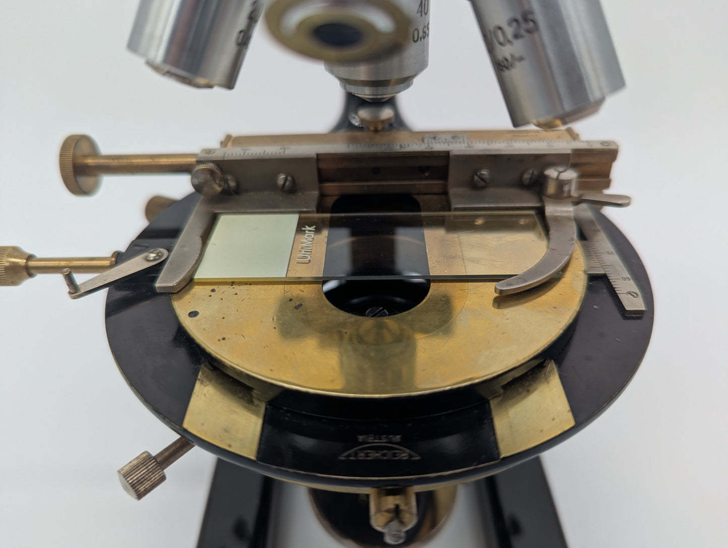 Mikroskop Reichert Austria #96579 Antik um 1900 Optik