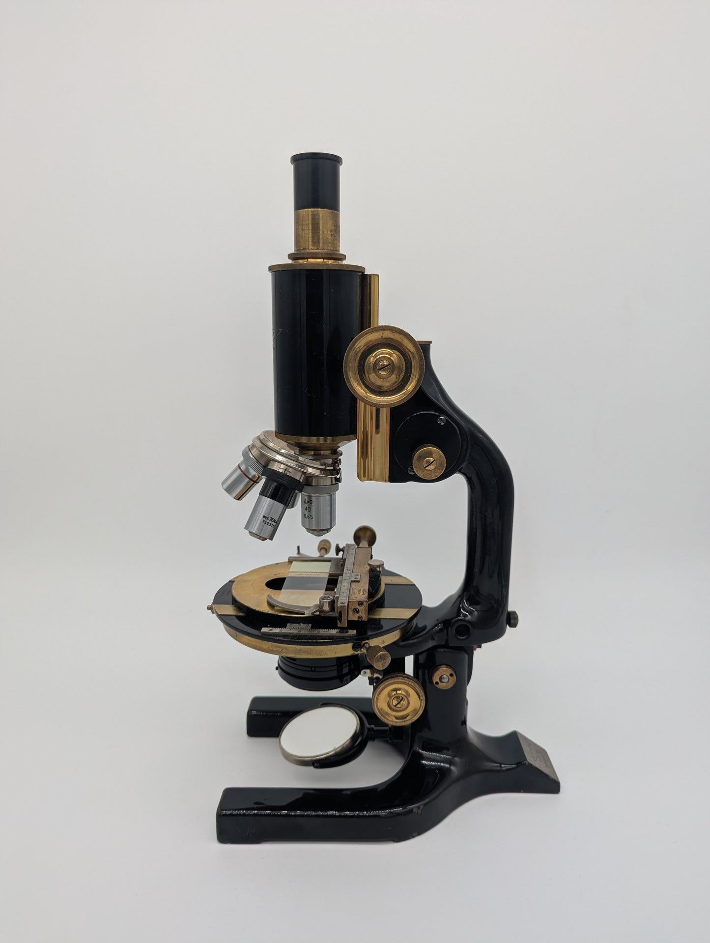 Mikroskop Reichert Austria #96579 Antik um 1900 Optik