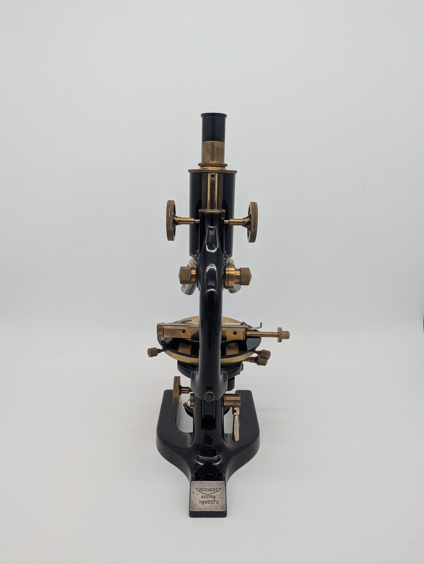 Mikroskop Reichert Austria #96579 Antik um 1900 Optik