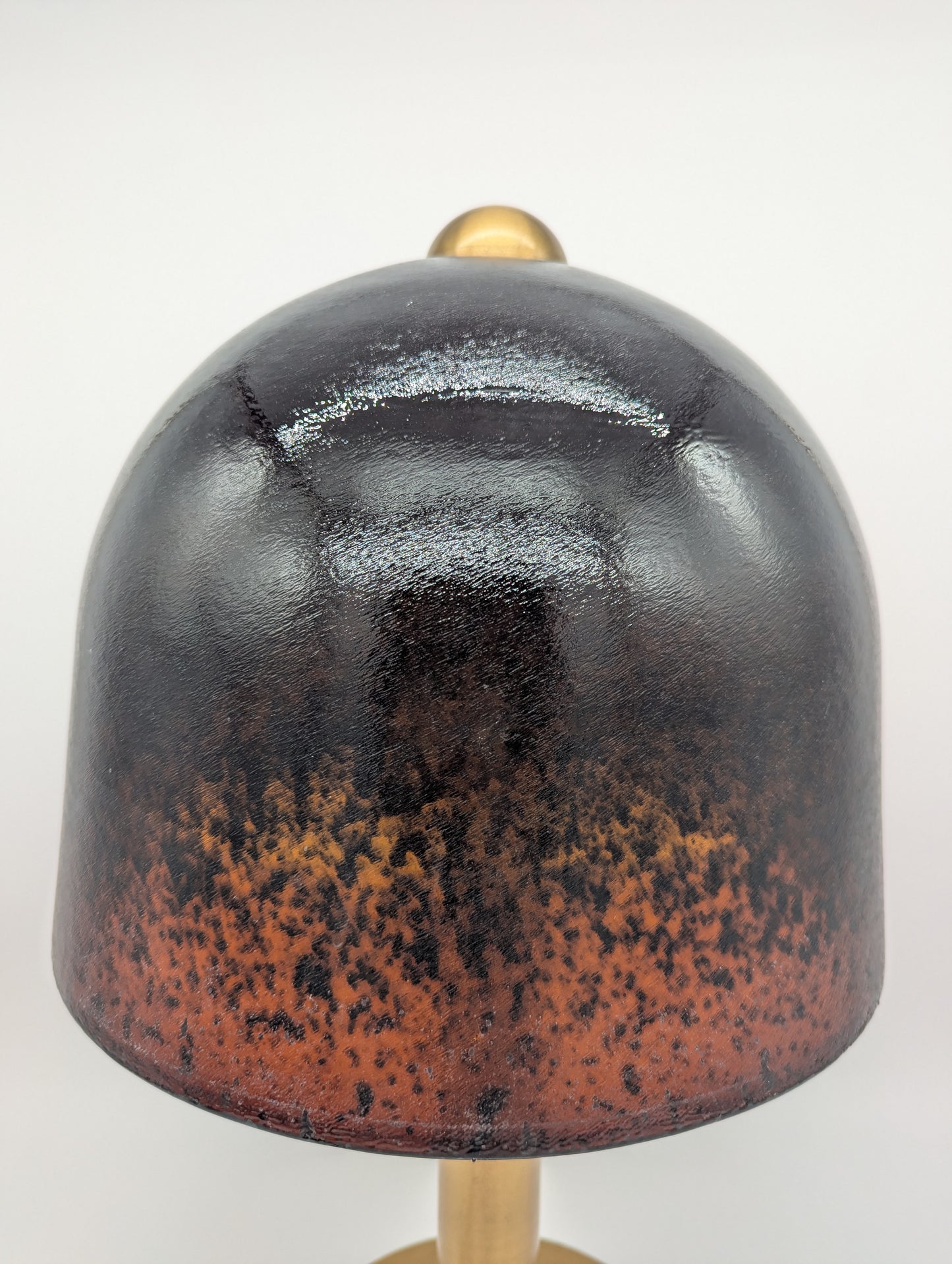 Tischlampe Glasschirm Peill & Putzler Pilzlampe Vintage Mid-Century