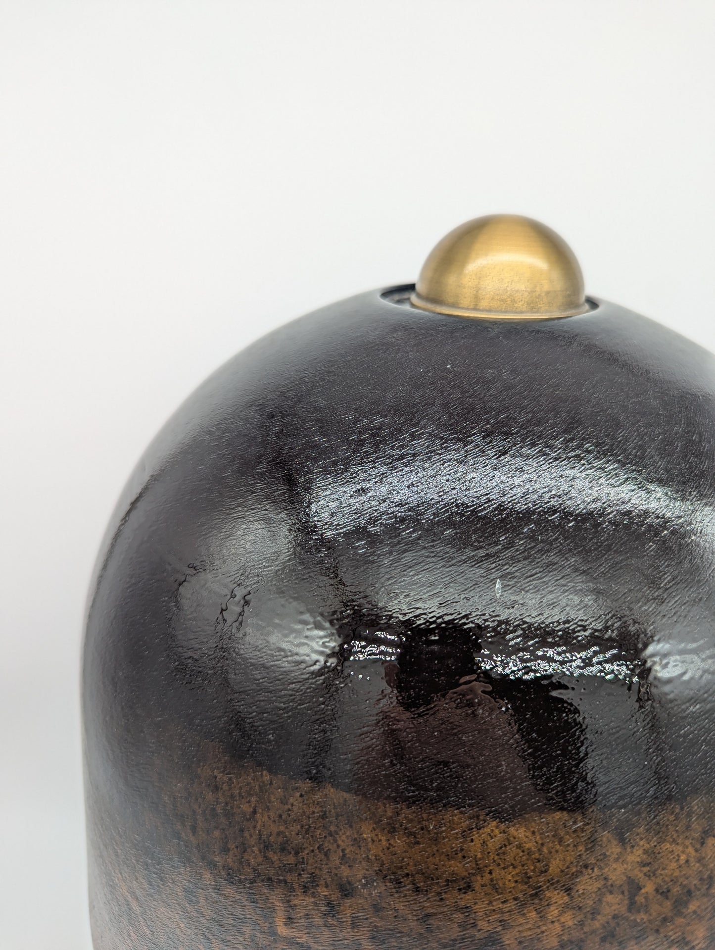 Tischlampe Glasschirm Peill & Putzler Pilzlampe Vintage Mid-Century