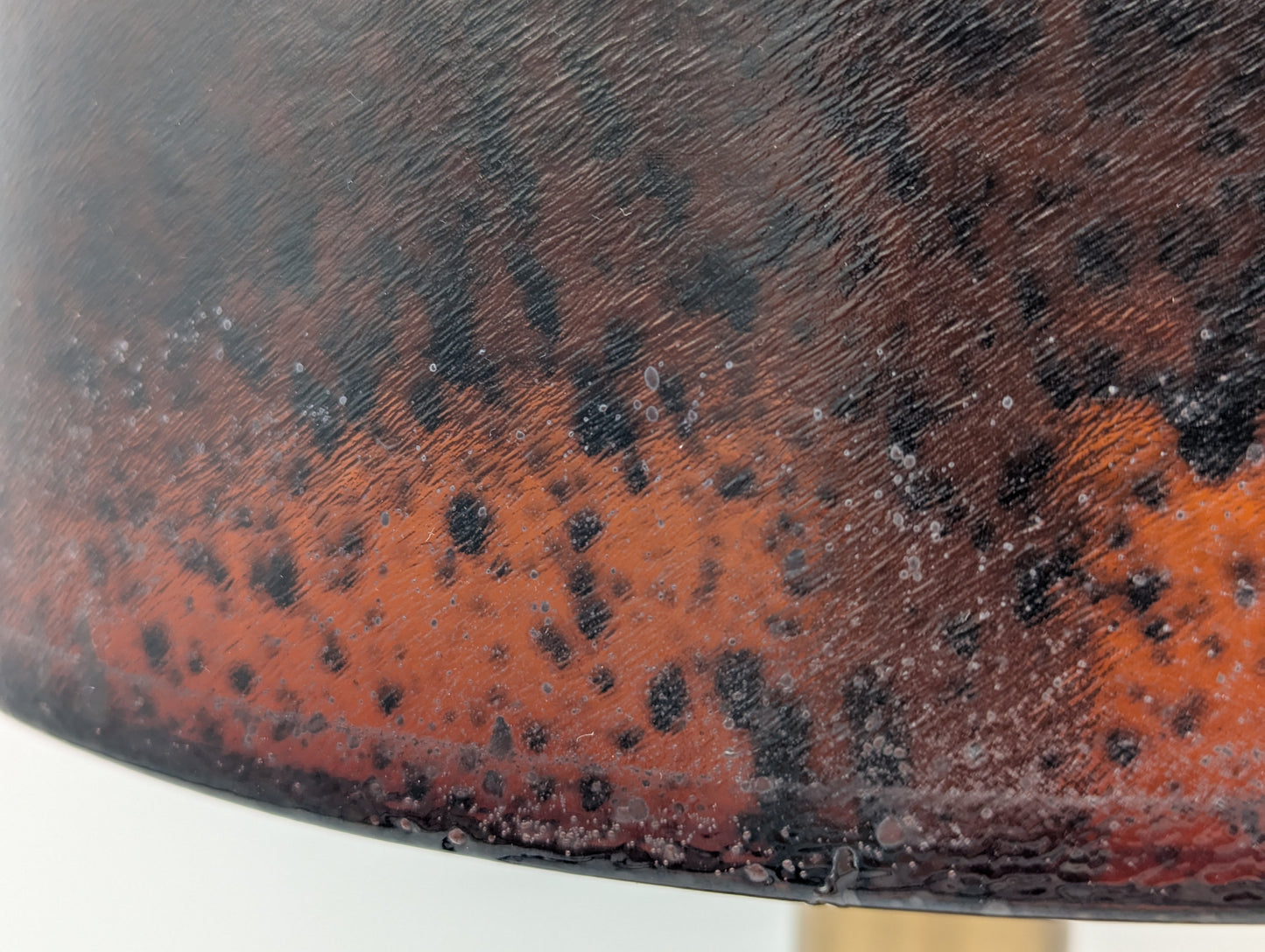 Tischlampe Glasschirm Peill & Putzler Pilzlampe Vintage Mid-Century