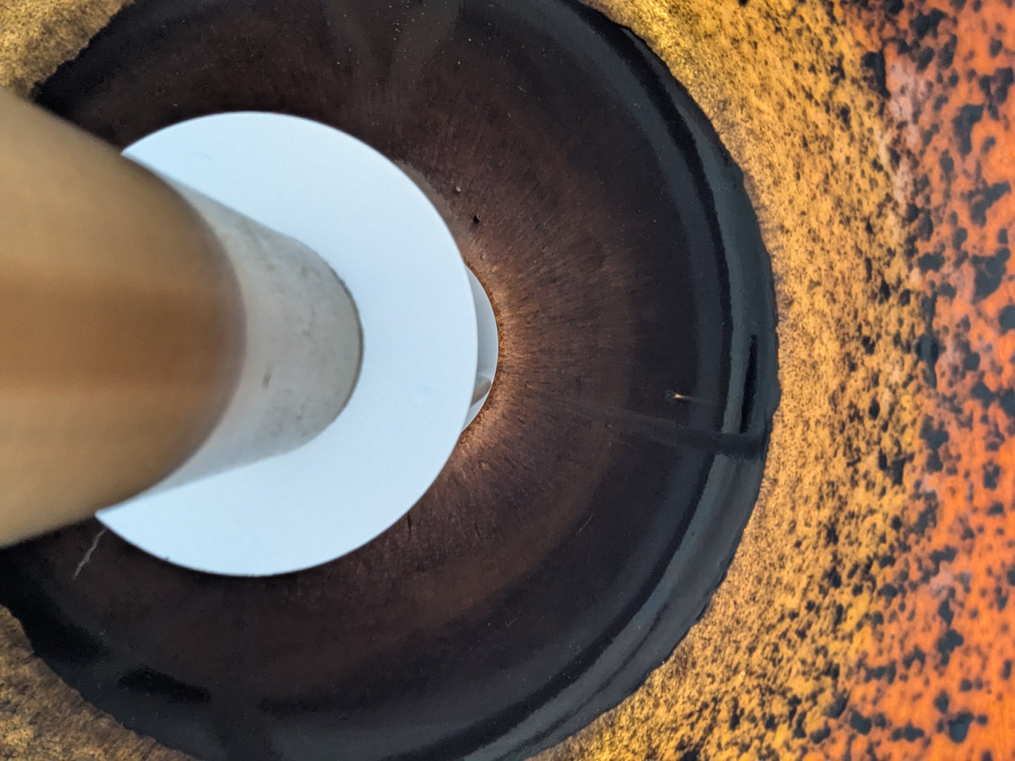 Tischlampe Glasschirm Peill & Putzler Pilzlampe Vintage Mid-Century