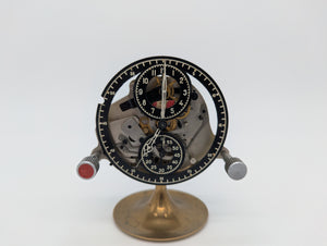 Stoppuhr Uhr offenes Chronographenwerk Mechanische Skelett Uhr Vintage