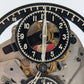 Stoppuhr Uhr offenes Chronographenwerk Mechanische Skelett Uhr Vintage