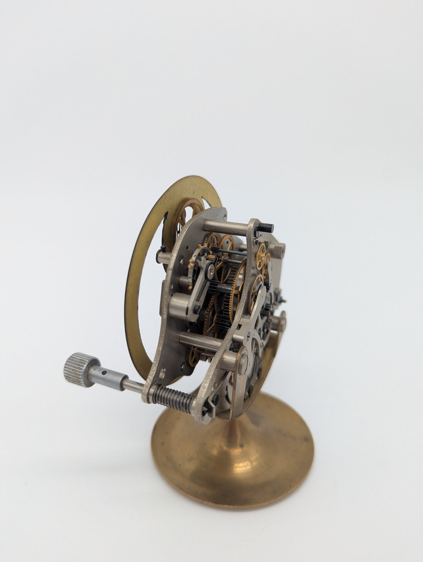 Stoppuhr Uhr offenes Chronographenwerk Mechanische Skelett Uhr Vintage